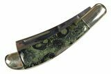 Folding Straight Razor With Kambaba Jasper Inlays #327590-3